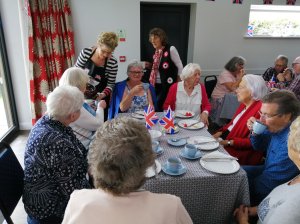 Some of our members enjoying the Platinum Jubilee Afternoon Tea